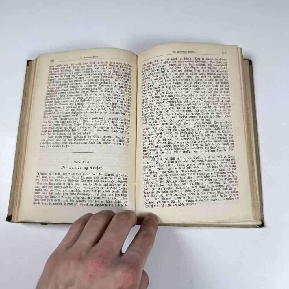 Tales from Old World by K F Becker 1881 Antique Book Germ lng